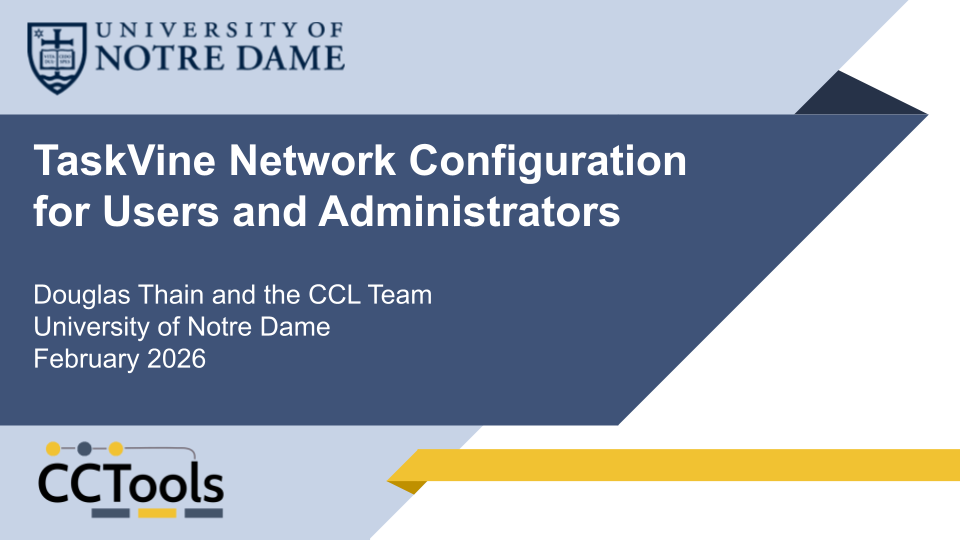 TaskVine Network Configuration